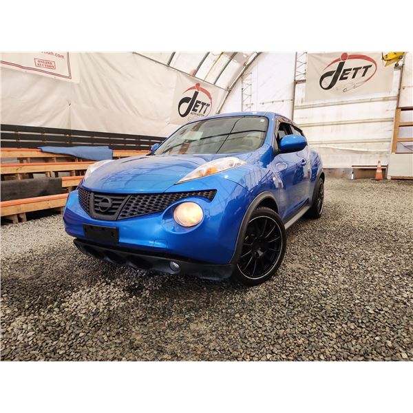 PARKSVILLE - 2011 NISSAN JUKE, BLUE, 199112 KMS, FRONT WHEEL DRIVE. - J012208