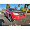 Image 5 : DUNCAN - 2008 TOYOTA RAV4, RED, 276754 KMS, FOUR WHEEL DRIVE. - D044752
