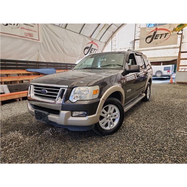 PARKSVILLE - 2007 FORD EXPLORER, BROWN, 195216 KMS, 4X4. - DA97367