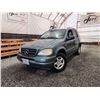 Image 1 : PARKSVILLE - 2001 MERCEDES ML320, GREEN,  300690 KMS, ALL WHEEL DRIVE. - B277450