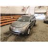 Image 4 : PARKSVILLE - 2007 NISSAN MURANO, SILVER, 285059 KMS, ALL WHEEL DRIVE. - B616926