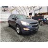Image 8 : PARKSVILLE - 2011 CHEVY TRAVERSE, GREY, 165796 KMS, ALL WHEEL DRIVE. - D163633