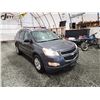 Image 9 : PARKSVILLE - 2011 CHEVY TRAVERSE, GREY, 165796 KMS, ALL WHEEL DRIVE. - D163633
