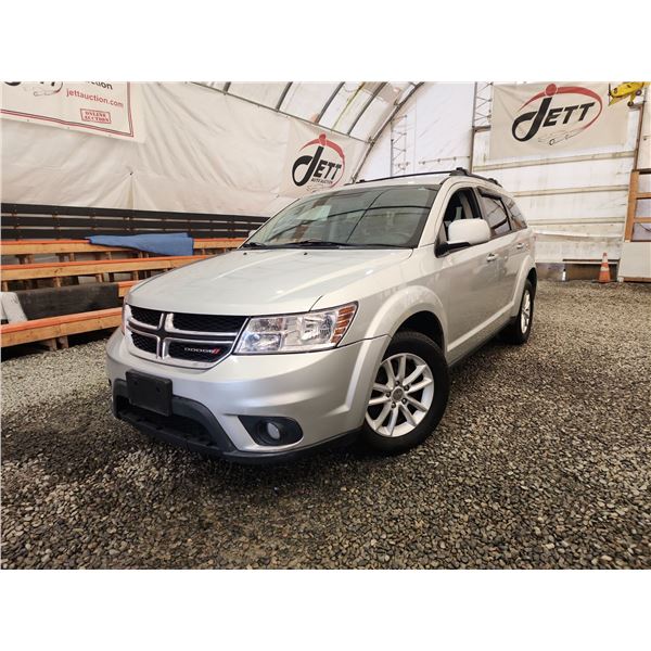 PARKSVILLE - 2014 DODGE JOURNEY, SILVER, 186991 KMS, FRONT WHEEL DRIVE. - D260182