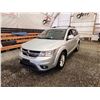 Image 3 : PARKSVILLE - 2014 DODGE JOURNEY, SILVER, 186991 KMS, FRONT WHEEL DRIVE. - D260182