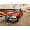 Image 3 : PARKSVILLE - 2001 FORD F150, RED, TMU KMS, REAR WHEEL DRIVE. - BA26348