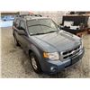 Image 10 : PARKSVILLE - 2011 FORD ESCAPE, BLUE, 235559 KMS, FRONT WHEEL DRIVE. - DB62431