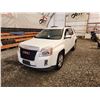 Image 3 : PARKSVILLE - 2014 GMC TERRAIN, WHITE, 245494 KMS, FRONT WHEEL DRIVE. - D321302