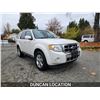 Image 5 : DUNCAN - 2010 FORD ESCAPE, WHITE, 240958 KMS, 4X4. - DB86467