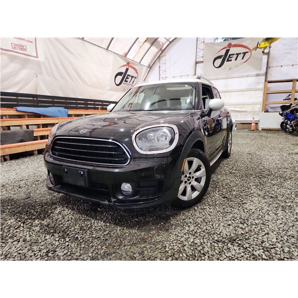 PARKSVILLE - 2019 MINI COOOER, BLACK, 161109 KMS, ALL WHEEL DRIVE. - JE05030