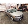 Image 10 : PARKSVILLE - 2014 VW PASSAT S, GREY, 134694 KMS, FRONT WHEEL DRIVE. - D096832