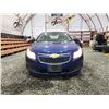 Image 5 : PARKSVILLE - 2012 CHEVY CRUZE, BLUE, 306989 KMS, FRONT WHEEL DRIVE. - D409836