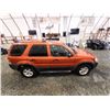 Image 13 : PARKSVILLE - 2006 FORD ESCAPE, ORANGE, 145241 KMS, FOUR WHEEL DRIVE. - DA15719