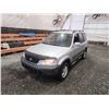 Image 3 : PARKSVILLE - 2001 HONDA CRV, SILVER, 316240 KMS, FOUR WHEEL DRIVE. NO RESERVE. - D809719