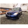 Image 2 : PARKSVILLE - 2005 TOYOTA MATRIX, BLUE, 299999 KMS, FRONT WHEEL DRIVE. - B856876