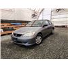 Image 1 : PARKSVILLE - 2005 HONDA CIVIC, GREY, 401018 KMS, FRONT WHEEL DRIVE. - D813562