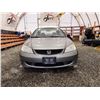 Image 5 : PARKSVILLE - 2005 HONDA CIVIC, GREY, 401018 KMS, FRONT WHEEL DRIVE. - D813562