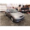 Image 9 : PARKSVILLE - 2005 HONDA CIVIC, GREY, 401018 KMS, FRONT WHEEL DRIVE. - D813562