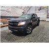 Image 1 : PARKSVILLE - 2018 CHEVY COLORADO, BLACK, 290507 KMS, 4X4. - D156843