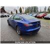 Image 14 : DUNCAN - 2019 TESLA MODEL 3 AWD, BLUE, 110928 KMS, ALL WHEEL DRIVE. - J496546