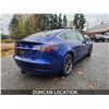 Image 9 : DUNCAN - 2019 TESLA MODEL 3 AWD, BLUE, 110928 KMS, ALL WHEEL DRIVE. - J496546