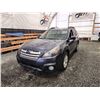 Image 3 : PARKSVILLE - 2013 SUBARU OUTBACK, GREY, 173231 KMS, ALL WHEEL DRIVE. - D231831