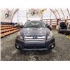 Image 6 : PARKSVILLE - 2013 SUBARU OUTBACK, GREY, 173231 KMS, ALL WHEEL DRIVE. - D231831