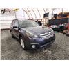 Image 9 : PARKSVILLE - 2013 SUBARU OUTBACK, GREY, 173231 KMS, ALL WHEEL DRIVE. - D231831