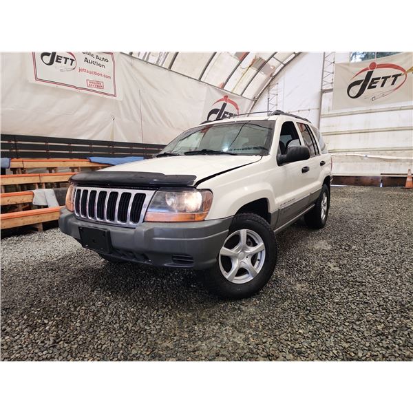 PARKSVILLE - 1999 JEEP GRAND CHEROKEE, WHITE, 245284 KMS, 4X4. - B575025