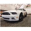 Image 1 : PARKSVILLE - 2014 FORD MUSTANG, WHITE, 172709 KMS, REAR WHEEL DRIVE. - D317638