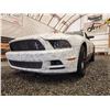 Image 2 : PARKSVILLE - 2014 FORD MUSTANG, WHITE, 172709 KMS, REAR WHEEL DRIVE. - D317638