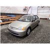 Image 3 : PARKSVILLE - 2003 HONDA CIVIC, GOLD, 206480 KMS, FRONT WHEEL DRIVE. - D937067