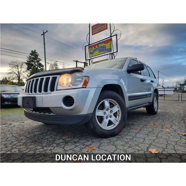 DUNCAN - 2005 JEEP GRAND CHEROKEE LAREDO, SILVER, 225676 KMS, 4X4. - D534667