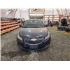 Image 4 : PARKSVILLE - 2014 CHEVROLET CRUZE, BLACK,  96998KMS,"NO RESERVE". - D137243