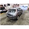 Image 16 : PARKSVILLE- 2016 NISSAN LEAF, GREY, 20724 MILES, "NO RESERVE". - D306575