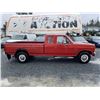 Image 11 : PARKSVILLE - 1984 FORD F250 DIESEL, RED, 515858 KMS, REAR WHEEL DRIVE "NO RESERVE" - JA38165