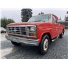 Image 1 : PARKSVILLE - 1984 FORD F250 DIESEL, RED, 515858 KMS, REAR WHEEL DRIVE "NO RESERVE" - JA38165