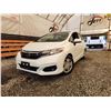 Image 1 : PARKSVILLE - 2019 HONDA FIT, WHITE, 81155 KMS, FRONT WHEEL DRIVE. NO RESERVE. - D101209