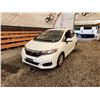 Image 3 : PARKSVILLE - 2019 HONDA FIT, WHITE, 81155 KMS, FRONT WHEEL DRIVE. NO RESERVE. - D101209