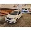 Image 4 : PARKSVILLE - 2019 HONDA FIT, WHITE, 81155 KMS, FRONT WHEEL DRIVE. NO RESERVE. - D101209