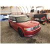 Image 10 : PARKSVILLE - 2009 FORD FLEX LIMITED, RED, 270069 KMS, ALL WHEEL DRIVE. - DA70488