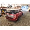 Image 15 : PARKSVILLE - 2009 FORD FLEX LIMITED, RED, 270069 KMS, ALL WHEEL DRIVE. - DA70488