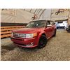 Image 1 : PARKSVILLE - 2009 FORD FLEX LIMITED, RED, 270069 KMS, ALL WHEEL DRIVE. - DA70488