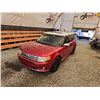 Image 4 : PARKSVILLE - 2009 FORD FLEX LIMITED, RED, 270069 KMS, ALL WHEEL DRIVE. - DA70488