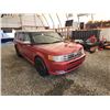 Image 9 : PARKSVILLE - 2009 FORD FLEX LIMITED, RED, 270069 KMS, ALL WHEEL DRIVE. - DA70488