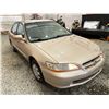 Image 9 : PARKSVILLE- 2000 HONDA ACCORD, GOLD, 50343 KMS, FRONT WHEEL DRIVE. - D818885