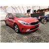 Image 8 : PARKSVILLE - 2018 KIA FORTE LX, RED, 182941 KMS, FRONT WHEEL DRIVE. - D170156