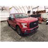 Image 9 : PARKSVILLE - 2017 FORD F150, RED, 314055 KMS, 4X4. - JC21410
