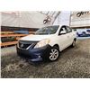 Image 1 : PARKSVILLE - 2013 NISSAN VERSA, WHITE, 216608 KMS, FRONT WHEEL DRIVE. - B837353