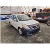 Image 9 : PARKSVILLE - 2013 NISSAN VERSA, WHITE, 216608 KMS, FRONT WHEEL DRIVE. - B837353
